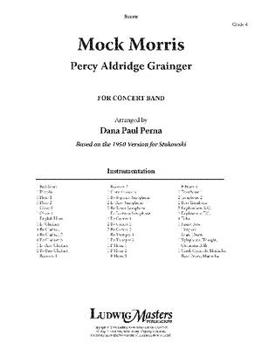 Paperback Mock Morris for Band (Perna ed.): Conductor Score (Ludwig Masters) Book