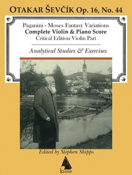 Misc. Moses Fantasy Variations (Paganini): For Violin and Piano with Analytical Studies Book