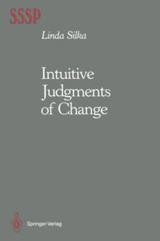 Paperback Intuitive Judgments of Change Book