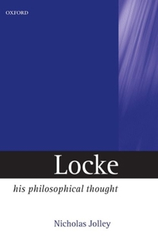 Paperback Locke: His Philosophical Thought Book