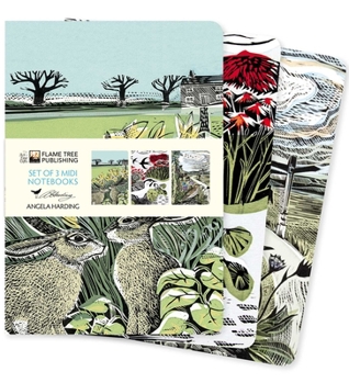 Misc. Angela Harding: Landscapes Set of 3 MIDI Notebooks Book