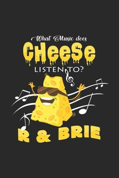 Music Cheese R&Brie: 6x9 Cheese | grid | squared paper | notebook | notes