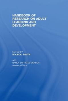 Hardcover Handbook of Research on Adult Learning and Development Book