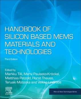 Paperback Handbook of Silicon Based Mems Materials and Technologies Book