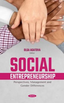 Hardcover Social Entrepreneurship: Perspectives, Management and Gender Differences Book