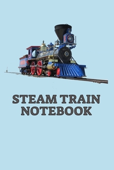 Paperback Steam Train Notebook Book