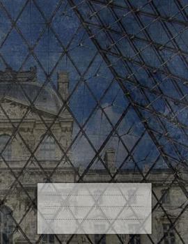 Paperback College Ruled Notebook: Louvre 8.5x11 Book