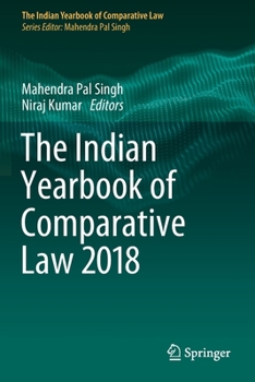 Paperback The Indian Yearbook of Comparative Law 2018 Book