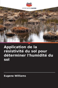 Paperback Application de la résistivité du sol pour déterminer l'humidité du sol [French] Book