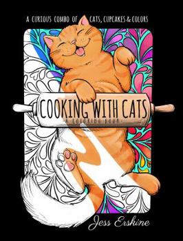 Paperback Cooking with Cats: Coloring Book