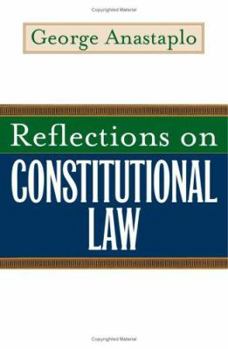 Paperback Reflections on Constitutional Law Book