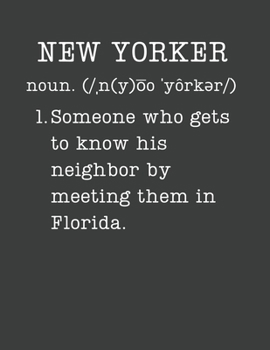 Paperback New Yorker: New York Gifts - 2020 Weekly Planner: A 52-Week Calendar (Definition, Humor) Book