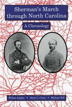 Paperback Sherman's March through North Carolina: A Chronology Book