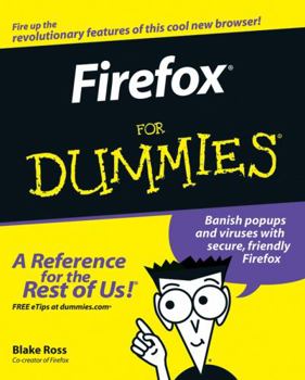 Paperback Firefox for Dummies Book