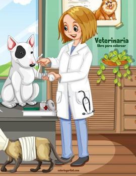 Paperback Veterinaria libro para colorear 1 [Spanish] Book