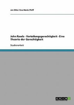 Paperback John Rawls - Verteilungsgerechtigkeit - Eine Theorie der Gerechtigkeit [German] Book