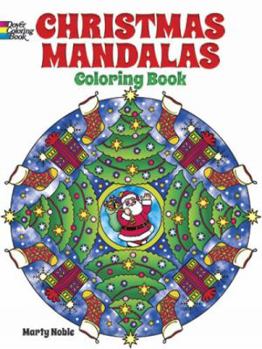 Paperback Christmas Mandalas Coloring Book (Dover Design Coloring Books) Book