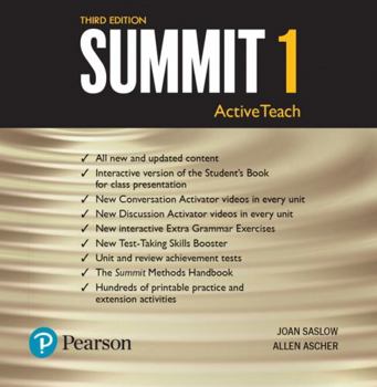 Hardcover Summit Level 1 Active Teach Book