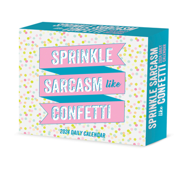 Product Bundle 2024 Sprinkle Sarcasm Like Confetti Daily Box Calendar Book