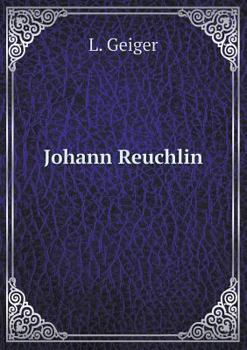 Paperback Johann Reuchlin Book