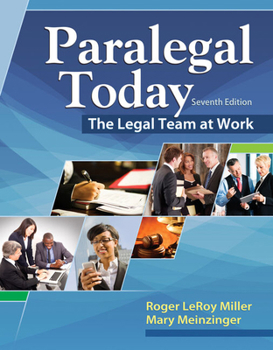 Paperback Bundle: Paralegal Today: The Legal Team at Work, Loose-Leaf Version, 7th + Mindtap Paralegal, 1 Term (6 Months) Printed Access Card Book