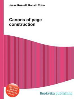 Paperback Canons of Page Construction Book