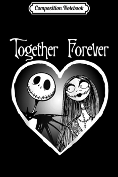 Paperback Composition Notebook: Disney Nightmare Before Christmas Drip Heart Raglan Baseball Journal/Notebook Blank Lined Ruled 6x9 100 Pages Book