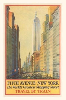 Paperback Vintage Journal Travel Poster for New York Book