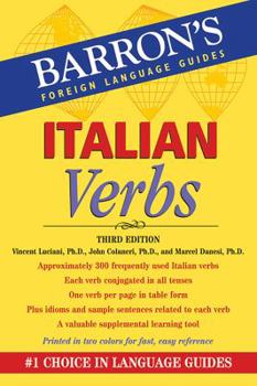 Paperback Italian Verbs Book