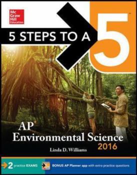 Paperback 5 Steps to a 5: AP Environmental Science 2016 Book