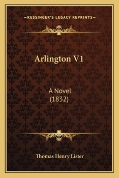 Paperback Arlington V1: A Novel (1832) Book