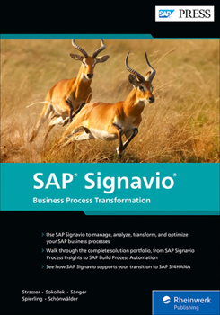 Hardcover SAP Signavio: Business Process Transformation Book