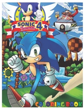 Paperback Sonic: Sonic Coloring Book With Exclusive Unofficial Images For All Fans Book