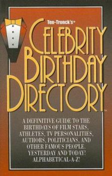 Paperback Celebrity Birthday Directory Book