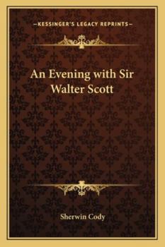 Paperback An Evening with Sir Walter Scott Book
