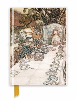 Hardcover Rackham: Alice in Wonderland Tea Party (Foiled Journal) Book