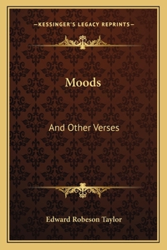 Paperback Moods: And Other Verses Book
