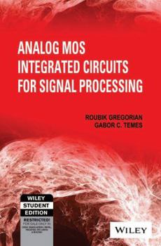 Paperback Analog Mos Integrated Circuits For Signal Processing Book