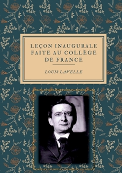 Paperback Leçon inaugurale faite au COLLÈGE DE FRANCE le 2 Décembre 1941 [French] Book