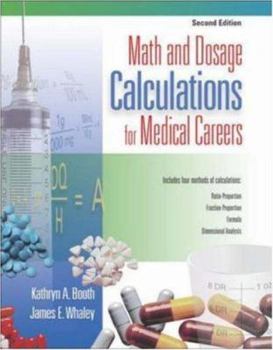 Paperback Math and Dosage Calculations for Medical Careers [With Student CDROM] Book