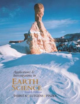Paperback Applications and Investigations in Earth Science Book