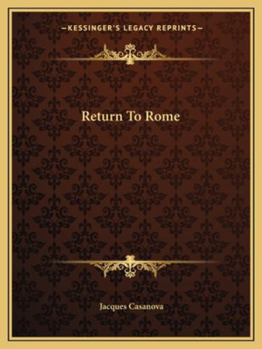 Paperback Return To Rome Book