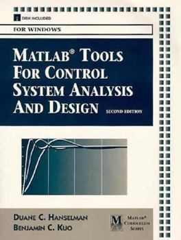 Paperback MATLAB Tools for Control Systems Analysis and Design Book