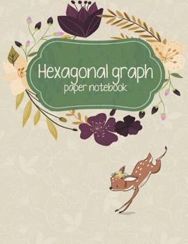 Paperback Hexagonal graph paper notebook: 1/4 inch Hexagons Graph Paper Notebooks 120 Pages Large Print 8.5" x 11" Book