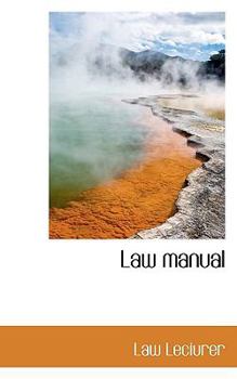 Paperback Law Manual Book