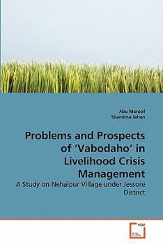 Paperback Problems and Prospects of 'Vabodaho' in Livelihood Crisis Management Book