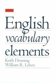 Paperback English Vocabulary Elements Book
