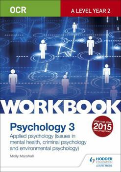 Paperback OCR Psychology for a Level Workbook 3 Book