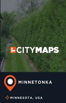 Paperback City Maps Minnetonka Minnesota, USA Book