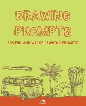 Paperback Drawing Prompts Book